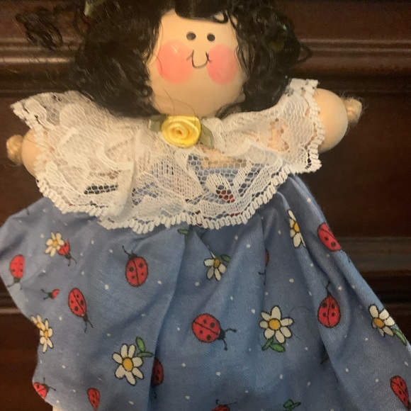 Handmade Spool Doll - Picture 2 of 2